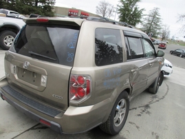 2008 HONDA PILOT EX-L BROWN 3.5L AT 4WD A17529